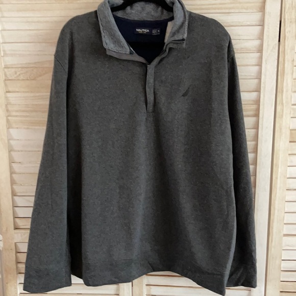 Nautica Other - Nautica Half zip pullover size XL gray
